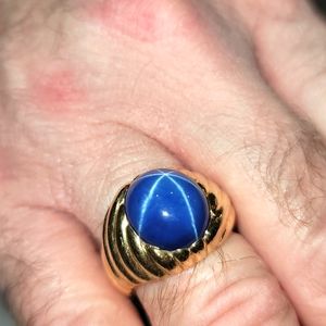 14k Star Sapphire Ring